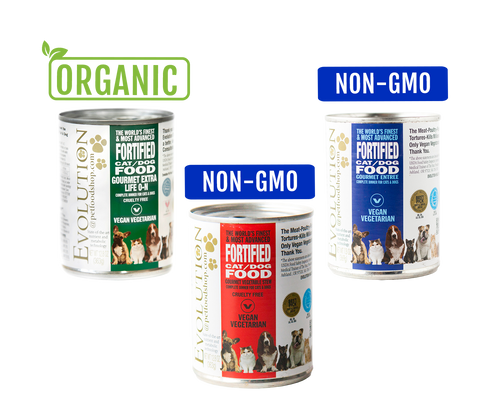Moist Food in Cans EVOLUTION DIET PROVEN BEST HEALTH - LONGEST LIFE EXPECTANCY FRESH MOIST ORGANIC & NON GMO FOODS IN NON-BPA CANS