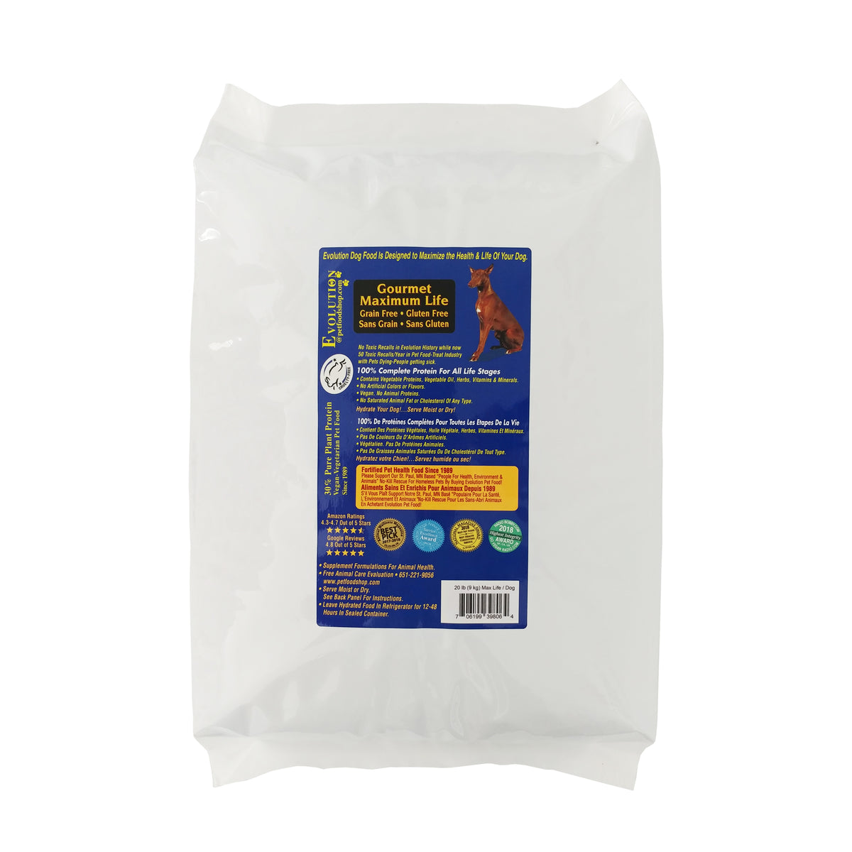 Non-GMO Dog Food, Healthiest-Longest Organic Non-GMO Dog Food